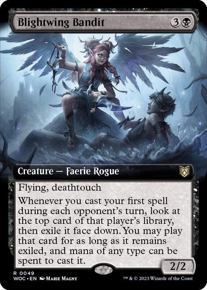 Blightwing Bandit (Extended Art) - Commander: Wilds of Eldraine (WOC)