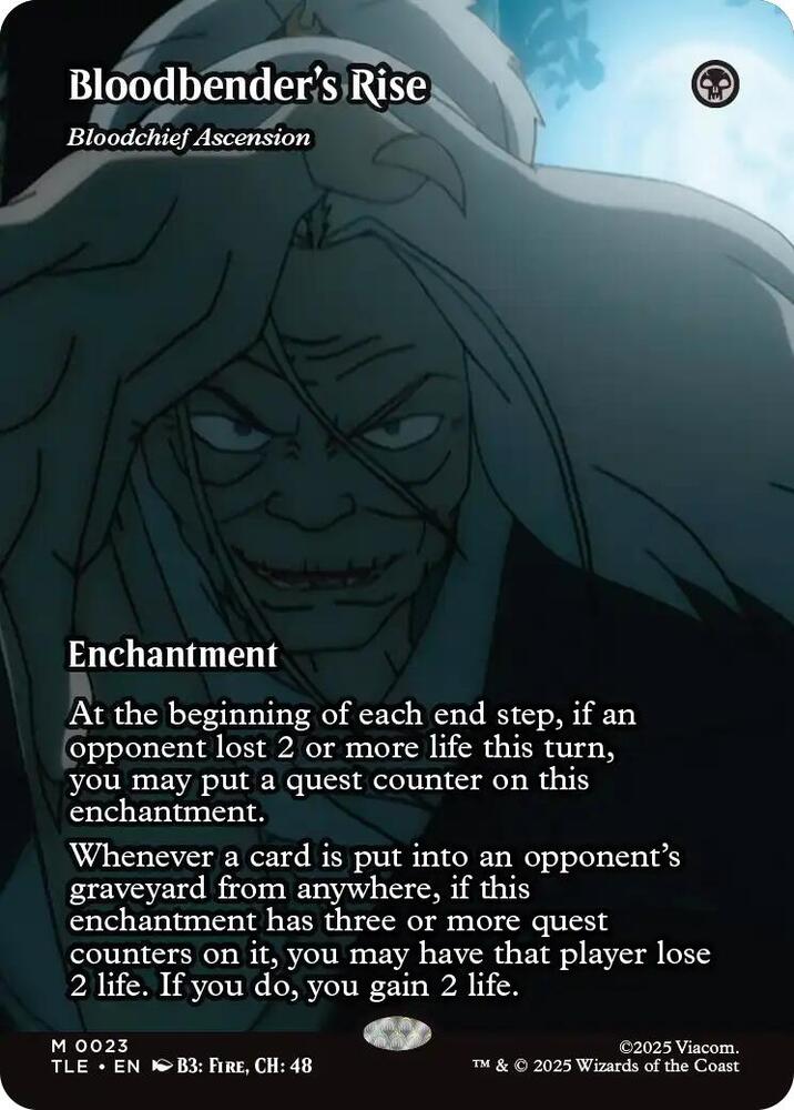Bloodbender's Rise - Bloodchief Ascension (Borderless) - Avatar: The Last Airbender: Eternal-Legal (TLE)