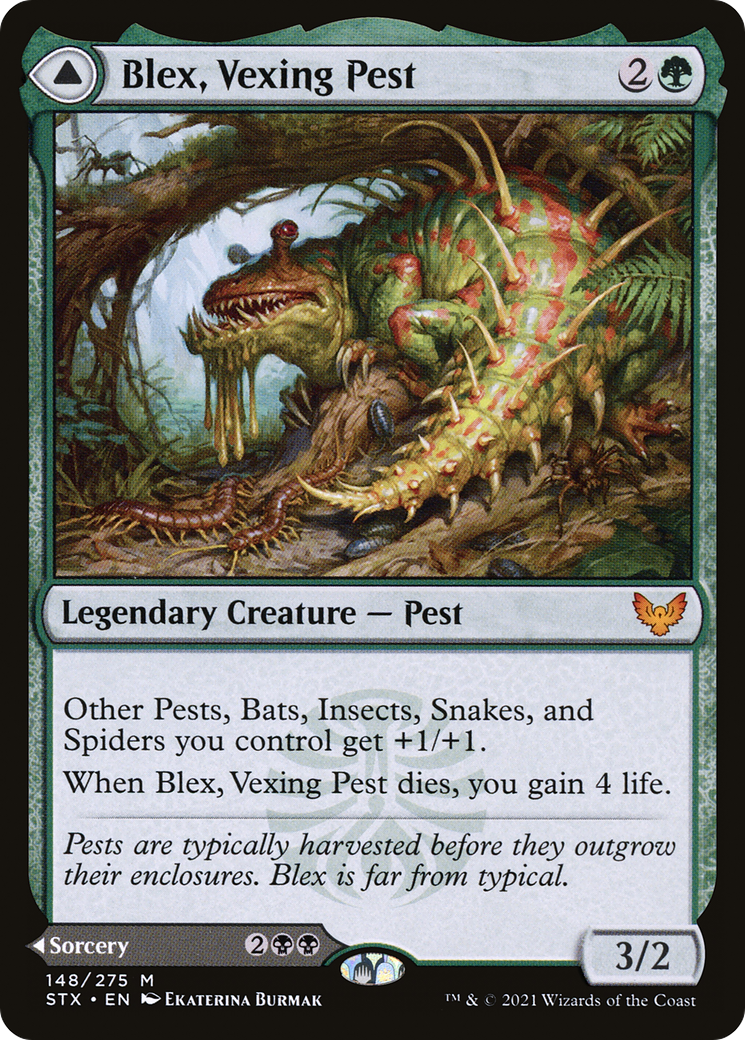 Blex, Vexing Pest (STX-148) - Strixhaven: School of Mages Foil