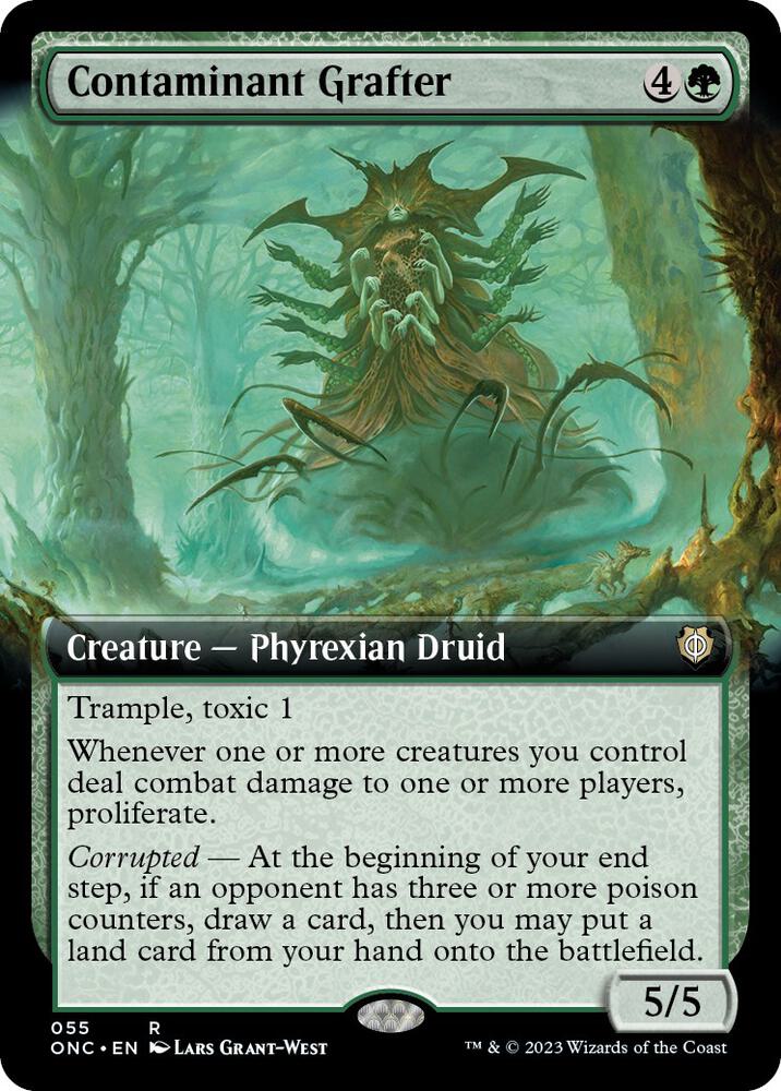 Contaminant Grafter (Extended Art) - Commander: Phyrexia: All Will Be One (ONC)