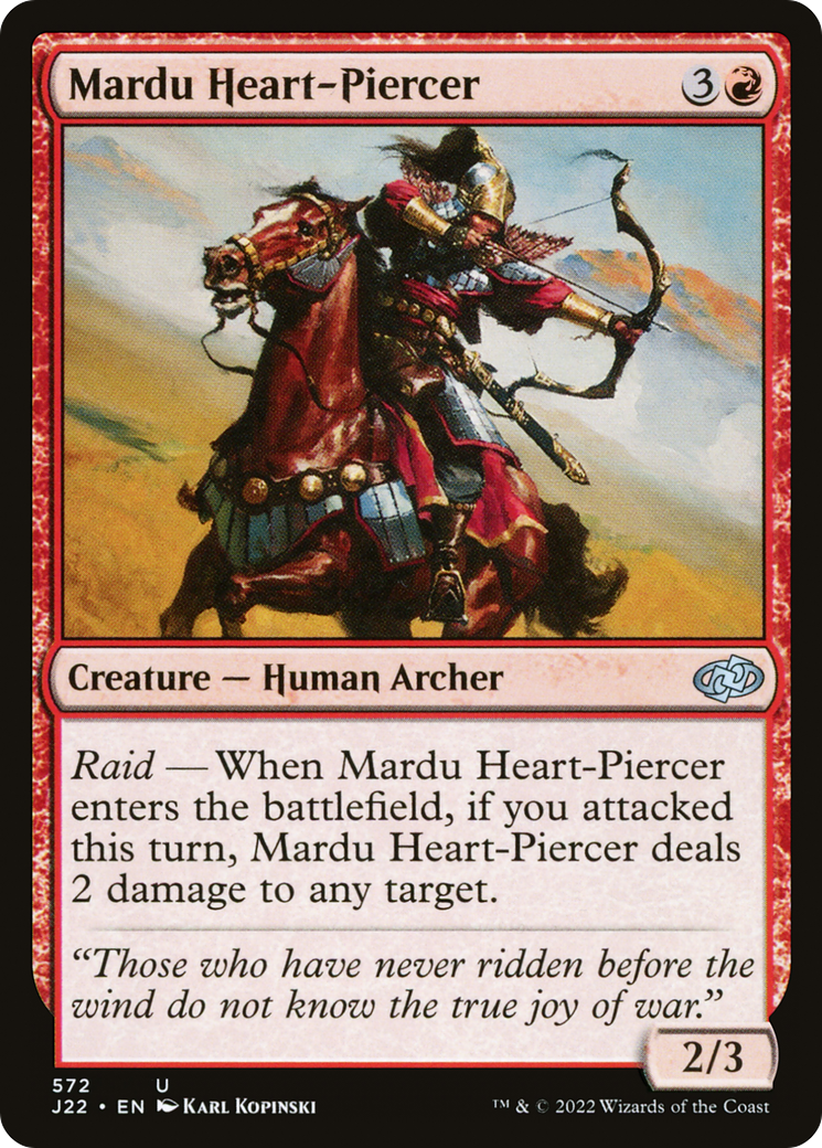 Mardu Heart-Piercer (J22-572) - Jumpstart 2022