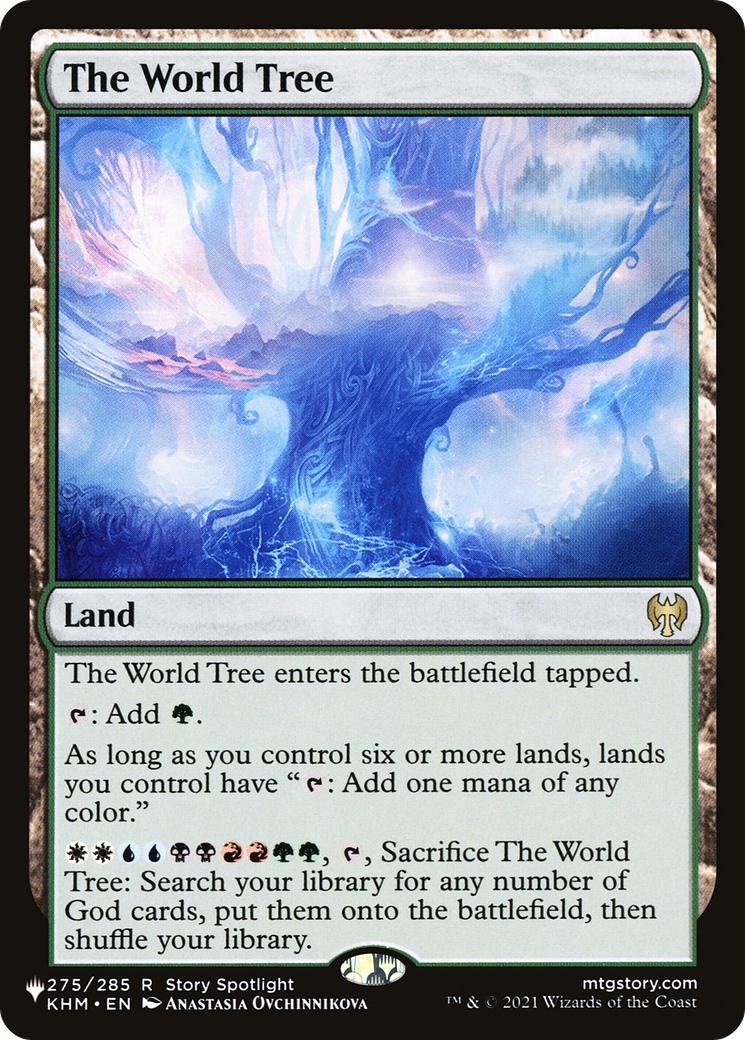The World Tree (LIST-275/285) - The List