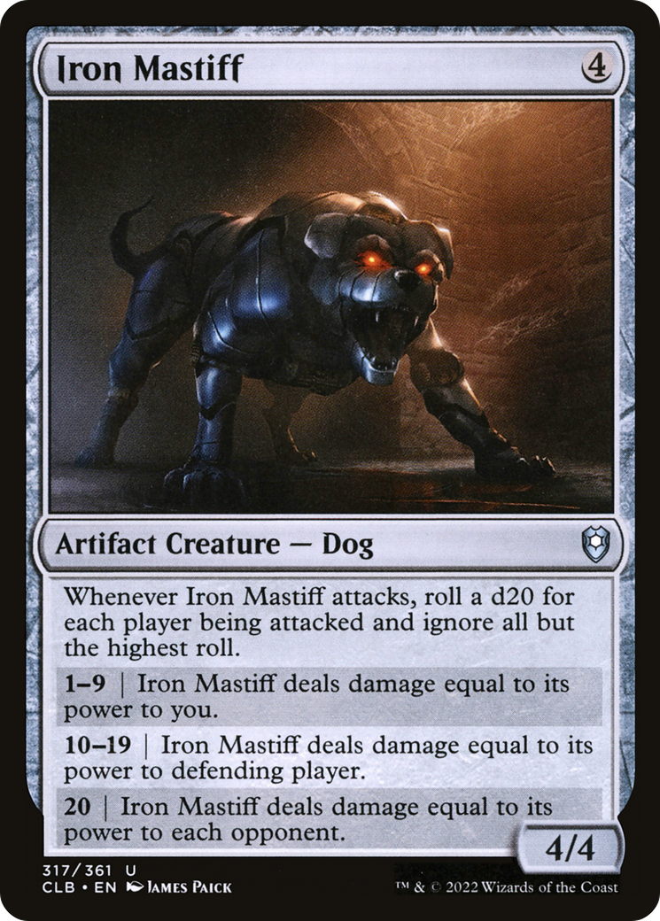 Iron Mastiff (CLB-317) - Commander Legends: Battle for Baldur's Gate