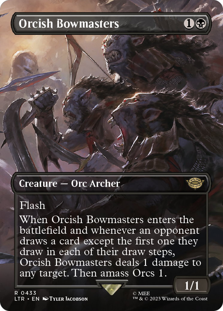 Orcish Bowmasters (Borderless) (LTR-433) - The Lord of the Rings: Tales of Middle-earth