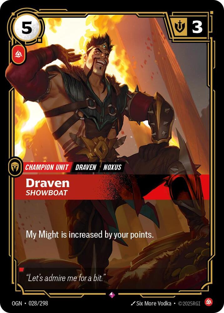 Draven - Showboat - Origins (OGN)