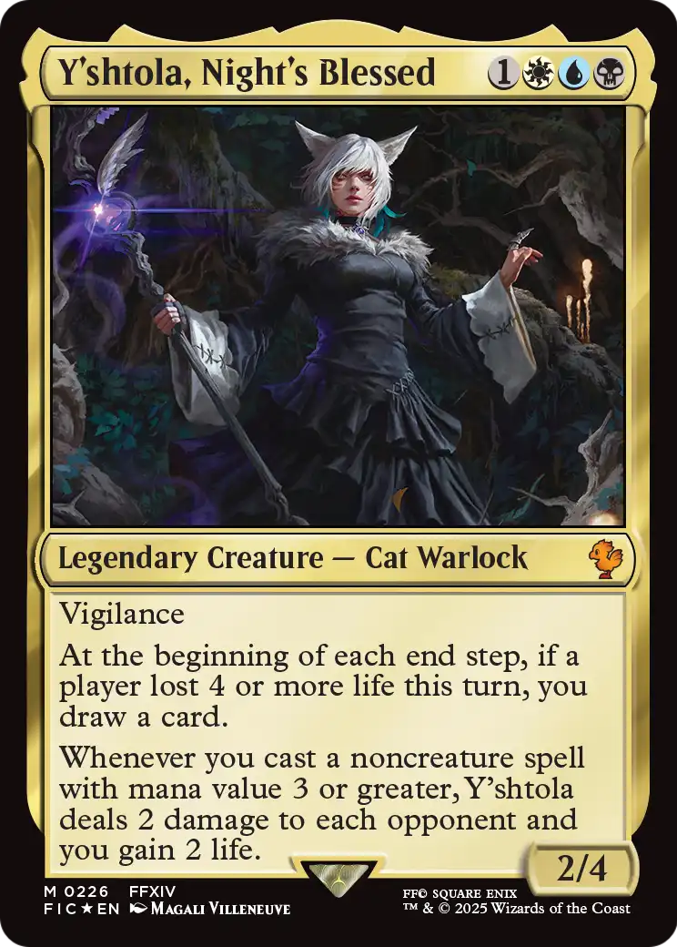 Y'shtola, Night's Blessed (Surge Foil) (FIC-226) - Commander: FINAL FANTASY Foil