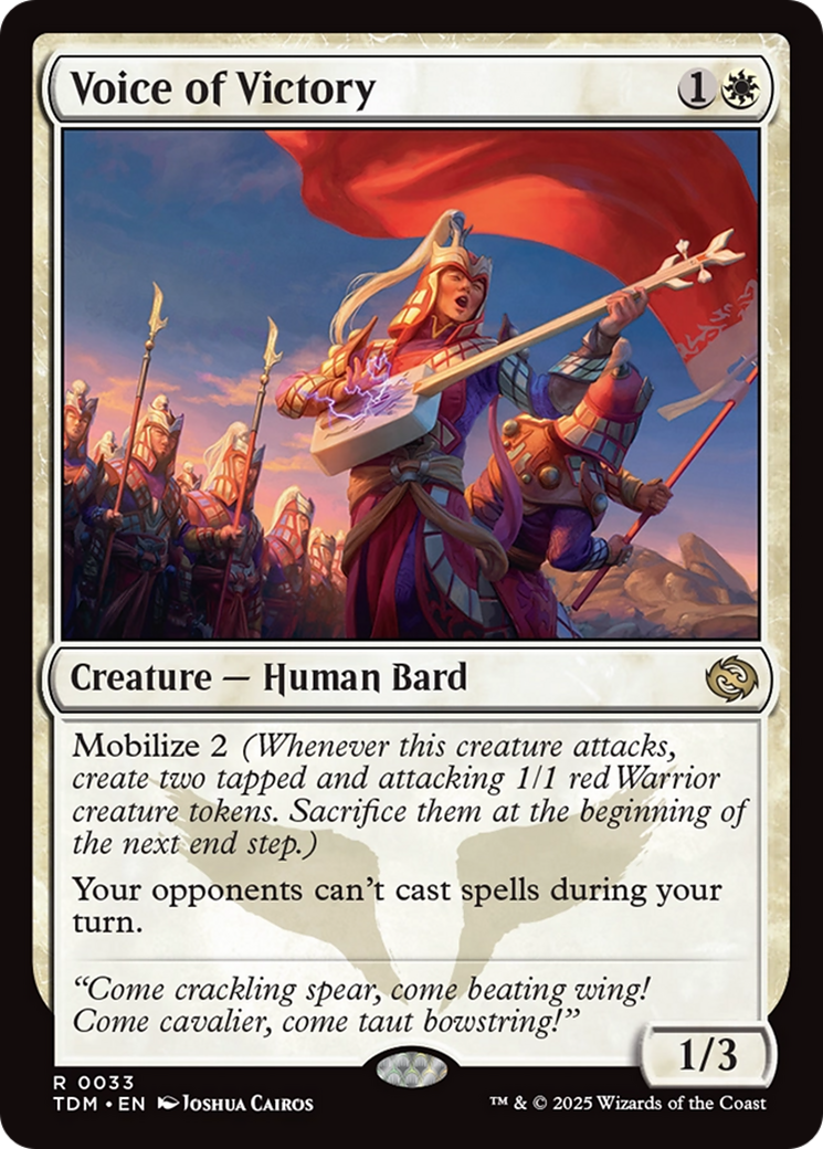 Voice of Victory (TDM-033) - Tarkir: Dragonstorm