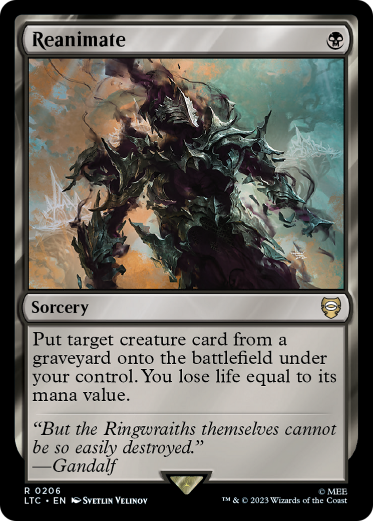 Reanimate (LTC-206) - Tales of Middle-earth Commander