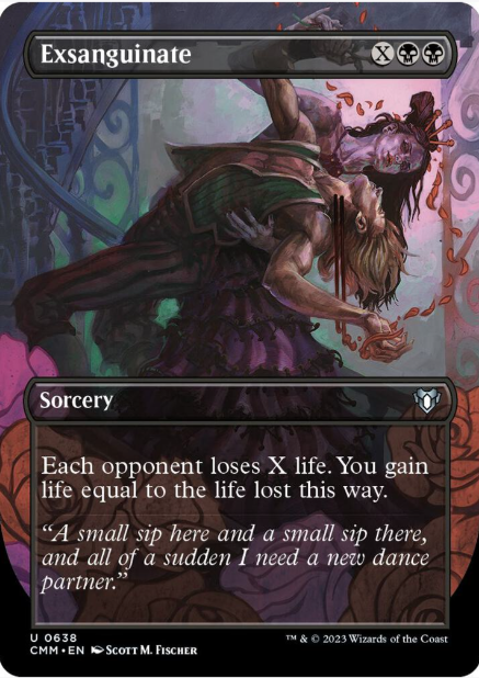 Exsanguinate (Borderless) - Commander Masters (CMM)