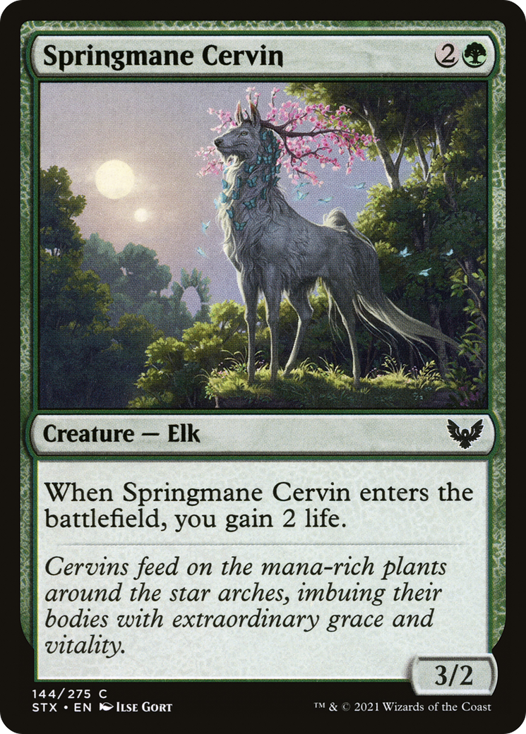 Springmane Cervin (STX-144) - Strixhaven: School of Mages