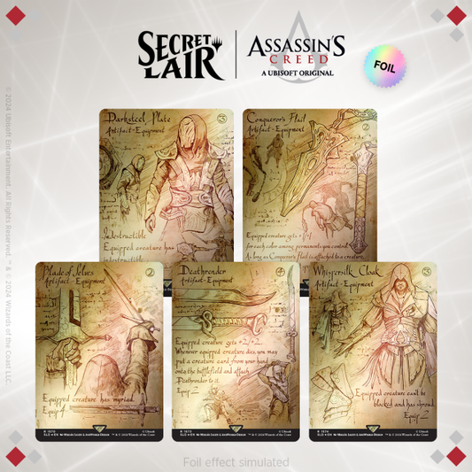 Secret Lair Drop: Secret Lair x Assassin's Creed: Da Vinci's Designs - Rainbow Foil Edition