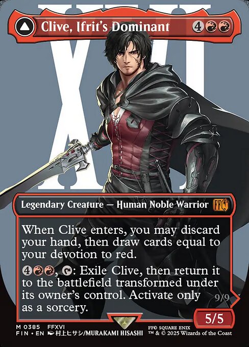 Clive, Ifrit's Dominant (Borderless) (0385)