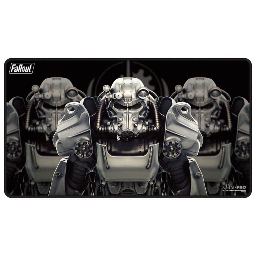 ULTRA PRO: FALLOUT: BROTHERHOOD OF STEEL BLACK-STITCHED PLAYMAT