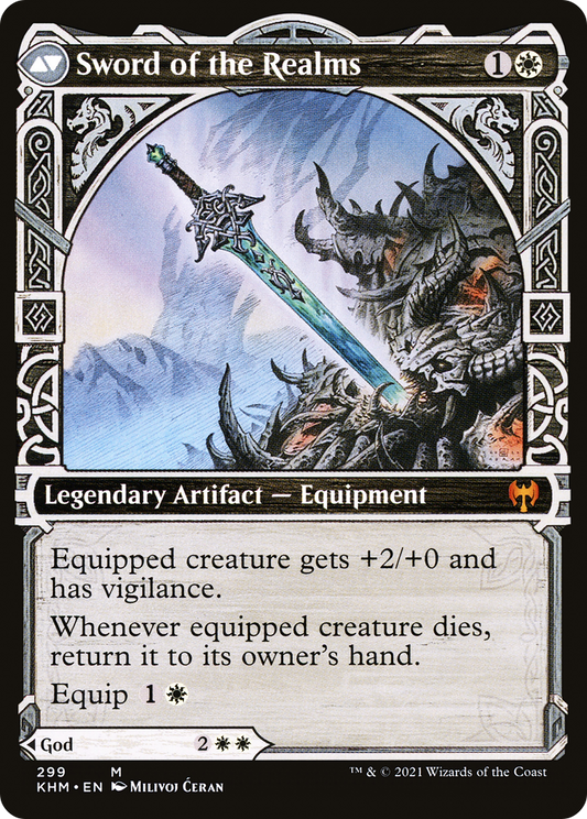 Halvar, God of Battle (Showcase) (KHM-299) - Kaldheim: (Showcase) Foil