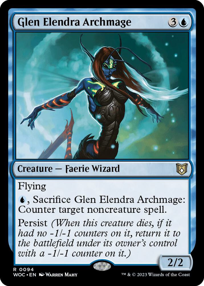 Glen Elendra Archmage - Commander: Wilds of Eldraine (WOC)