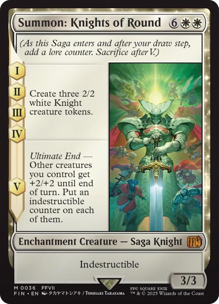 Summon: Knights of Round - FINAL FANTASY (FIN)Summon: Knights of Round - FINAL FANTASY (FIN)