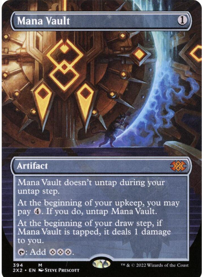 Mana Vault (Borderless) - Double Masters 2022 (2X2)