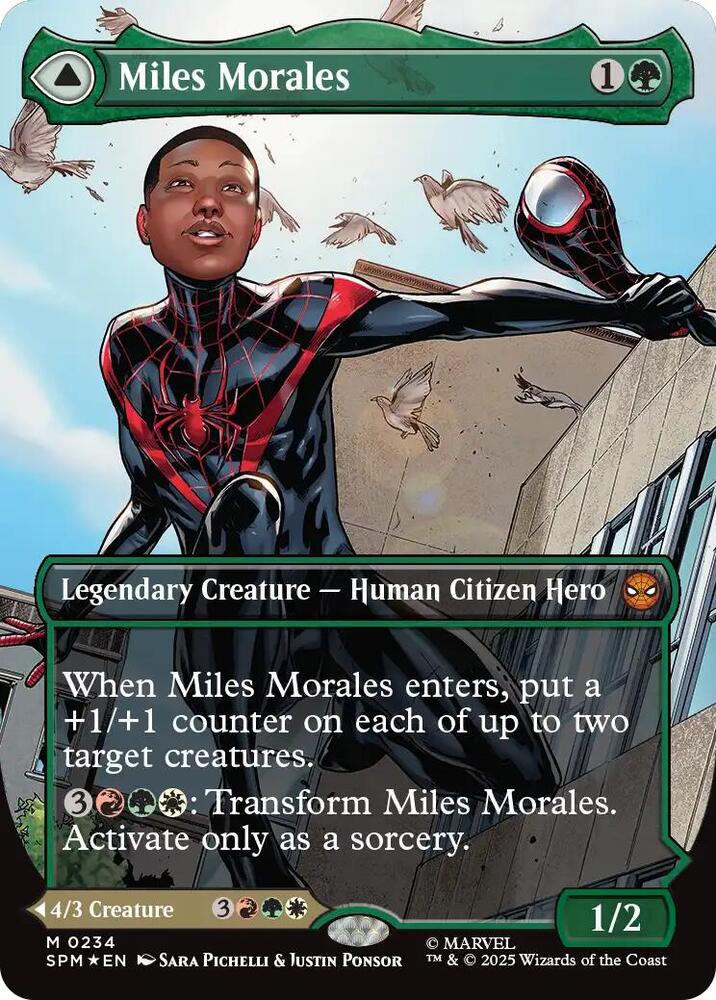 Miles Morales (0234) (Borderless) - Marvel's Spider-Man (SPM)