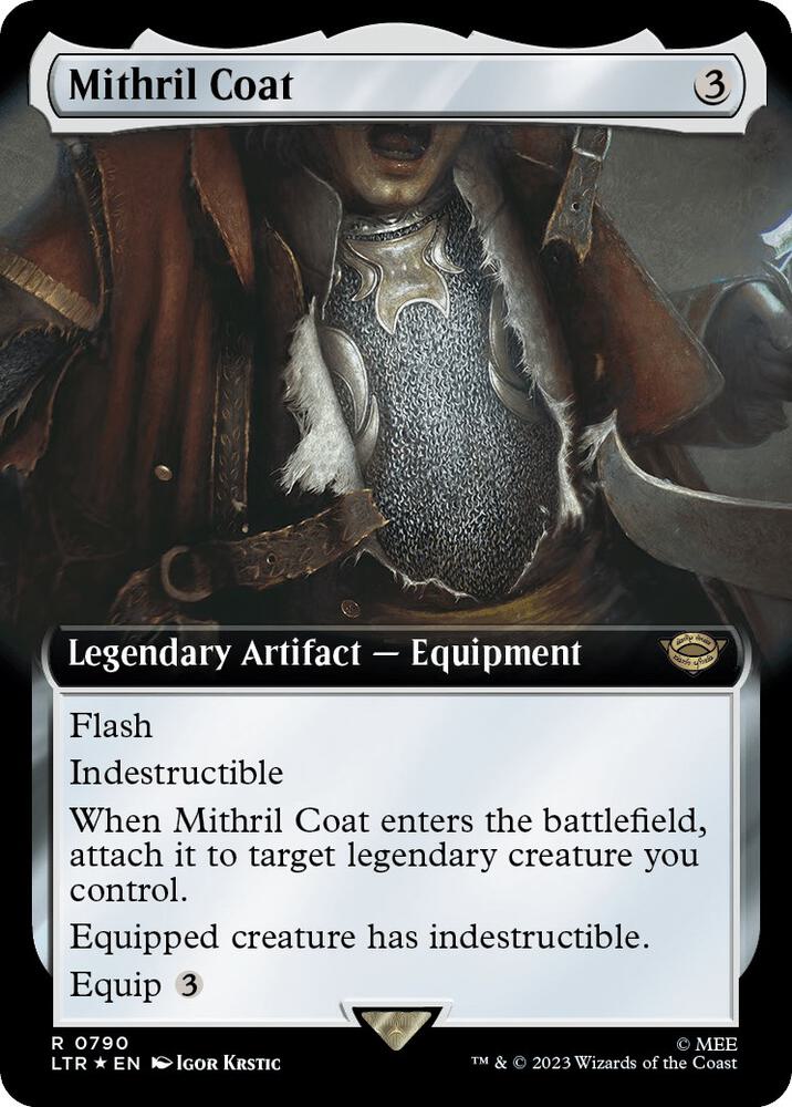 Mithril Coat (Extended Art) (Surge Foil) - Universes Beyond: The Lord of the Rings: Tales of Middle-earth (LTR)