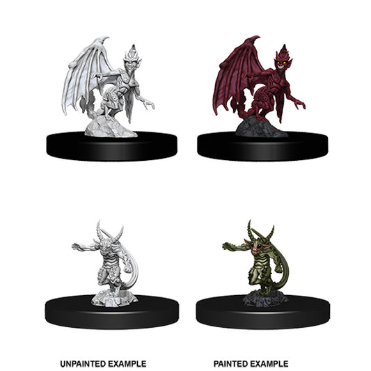 D&D Nolzur's Marvelous Miniatures: Unpainted Minis- Wave 9- Quasit & Imp