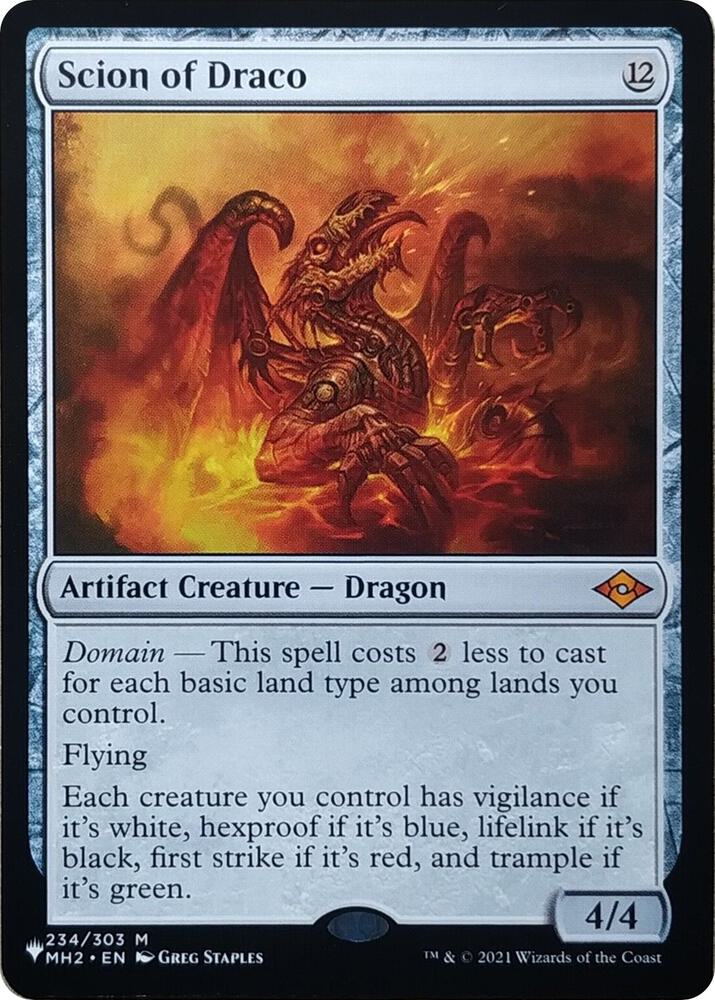Scion of Draco - The List Reprints (LIST)
