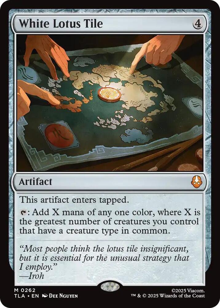 White Lotus Tile - Avatar: The Last Airbender (TLA)