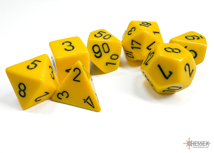 Opaque 7-Die Set