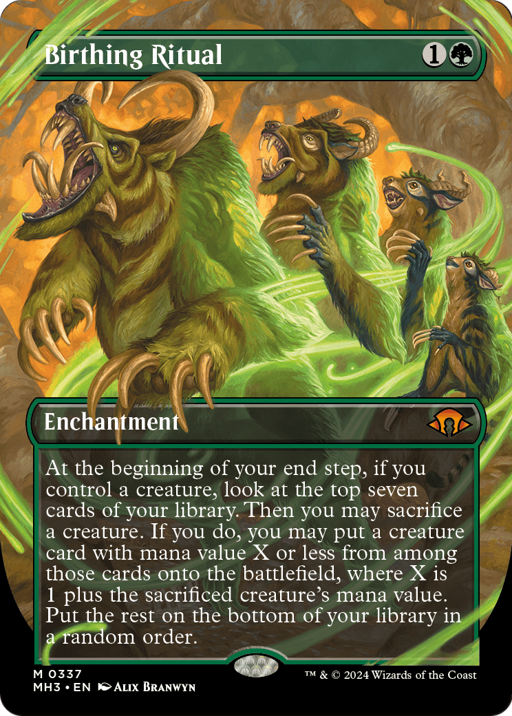 Birthing Ritual (Borderless) (MH3-337) - Modern Horizons 3