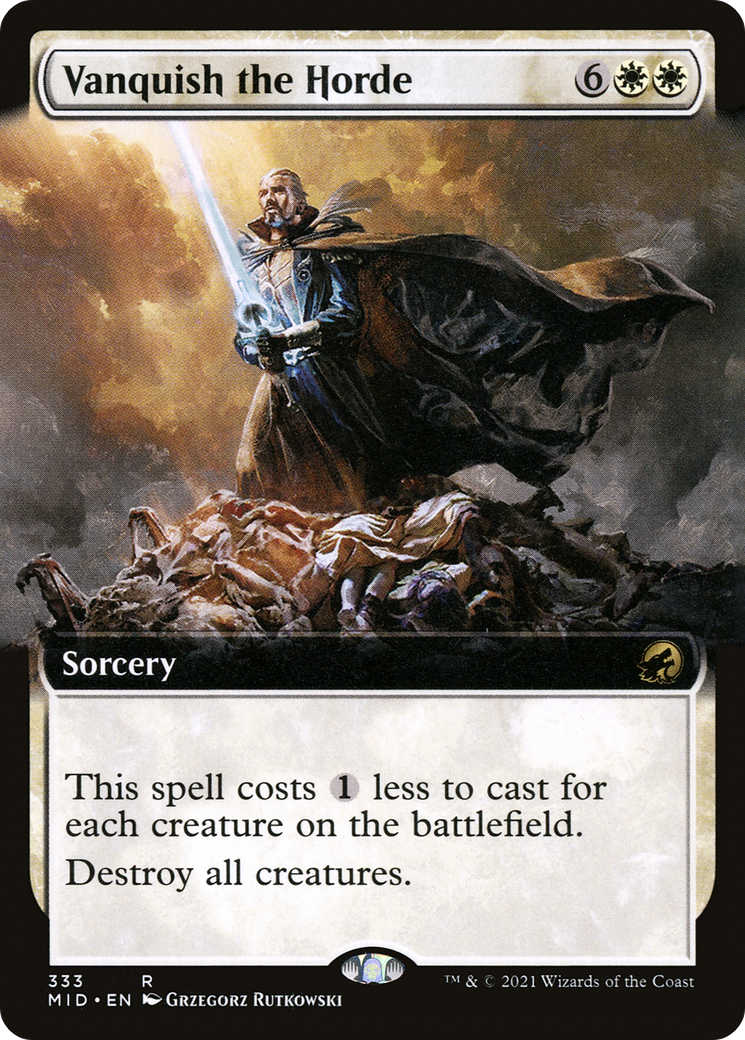 Vanquish the Horde (Extended Art) (MID-333) - Innistrad: Midnight Hunt: (Extended Art) Foil