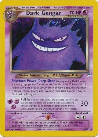Dark Gengar 006  - Unlimited Holofoil Neo Destiny - Holo Rare