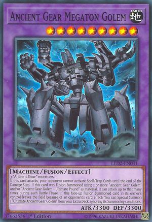 Ancient Gear Megaton Golem (LED2-EN031) - Legendary Duelists: Ancient Millennium 1st Edition