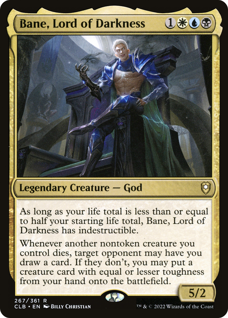 Bane, Lord of Darkness (CLB-267) - Commander Legends: Battle for Baldur's Gate Foil