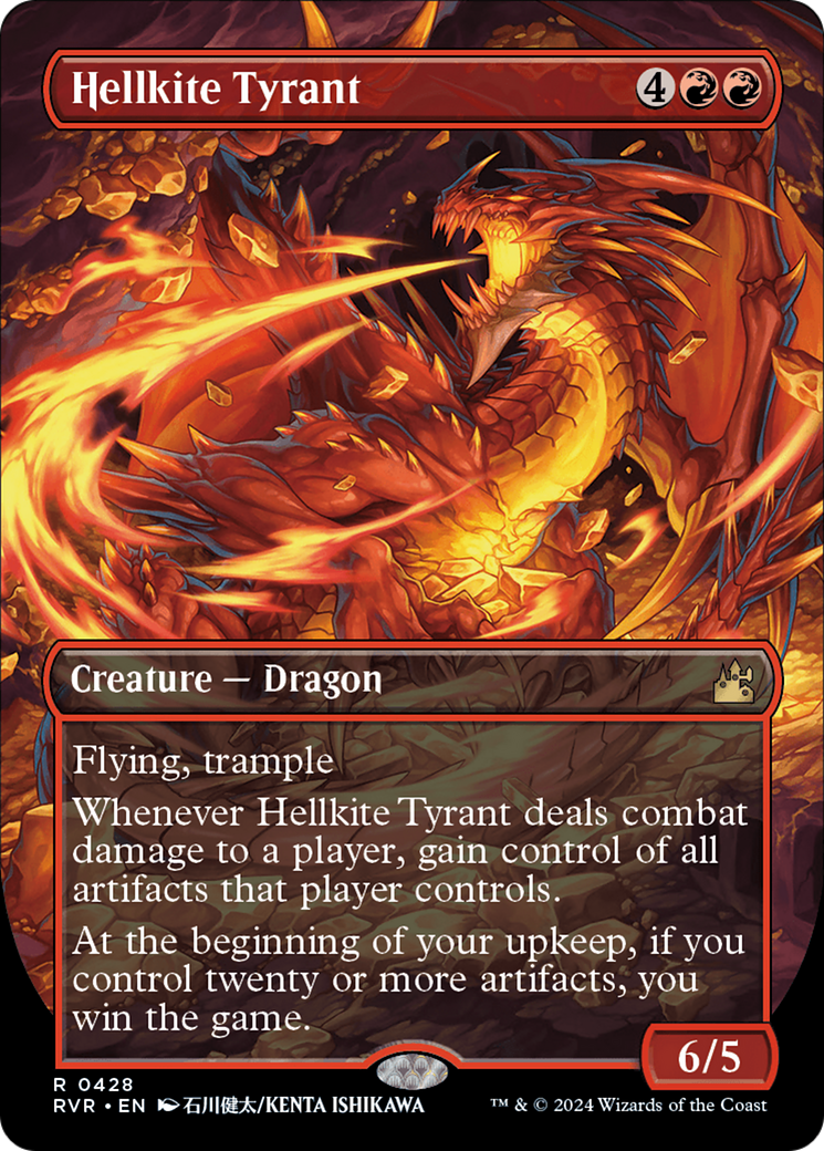 Hellkite Tyrant (Anime Borderless) (RVR-428) - Ravnica Remastered