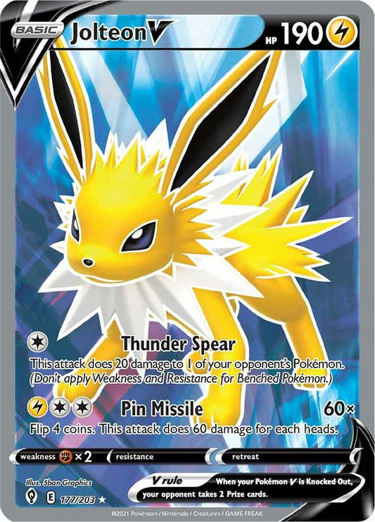 Jolteon V (Full Art) 177/203
