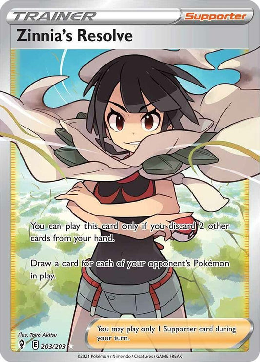 Zinnia's Resolve (Full Art) 203/203