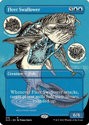 Fleet Swallower (Foil Etched) (SLD-316) - Secret Lair Drop Series Foil