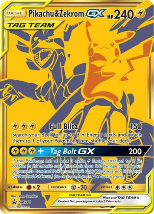 Pikachu & Zekrom GX SM248/248  - Holofoil SM Promos - Promo