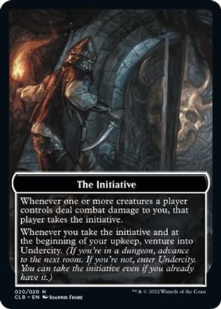 The Initiative // Undercity Double-Sided Token (CLB-020) - Commander Legends: Battle for Baldur's Gate