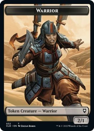 Warrior // Inkling Double-sided Token (CLB-) - Commander Legends: Battle for Baldur's Gate