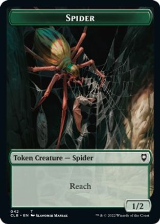 Spider // Insect Double-sided Token (CLB-) - Commander Legends: Battle for Baldur's Gate