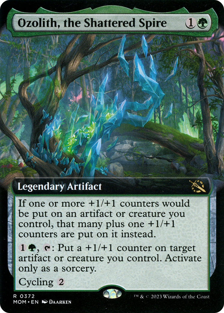 Ozolith, the Shattered Spire (Extended Art) (MOM-372) - March of the Machine: (Extended Art)