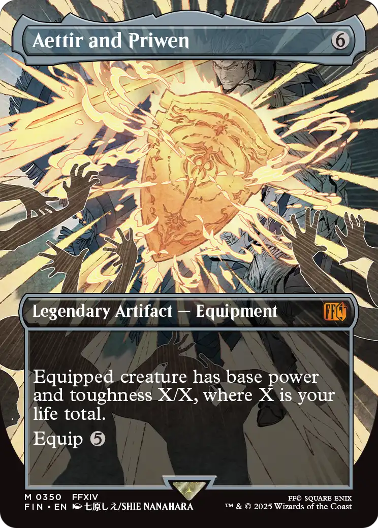 Aettir and Priwen (Borderless) (FIN-350) - FINAL FANTASY Foil