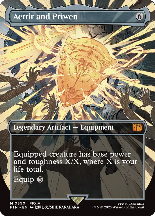 Aettir and Priwen (Borderless) (FIN-350) - FINAL FANTASY Foil
