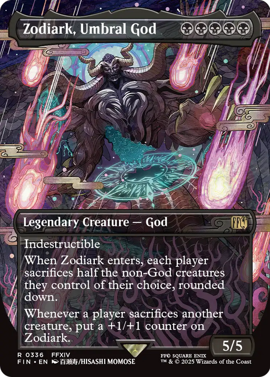 Zodiark, Umbral God (Borderless) (FIN-336) - FINAL FANTASY Foil