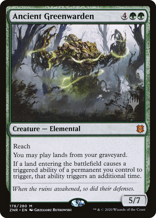 Ancient Greenwarden (PPZNR-178) - Zendikar Rising Promos Foil