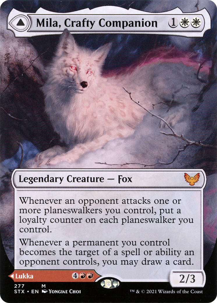 Mila, Crafty Companion (Borderless) (STX-277) - Strixhaven: School of Mages