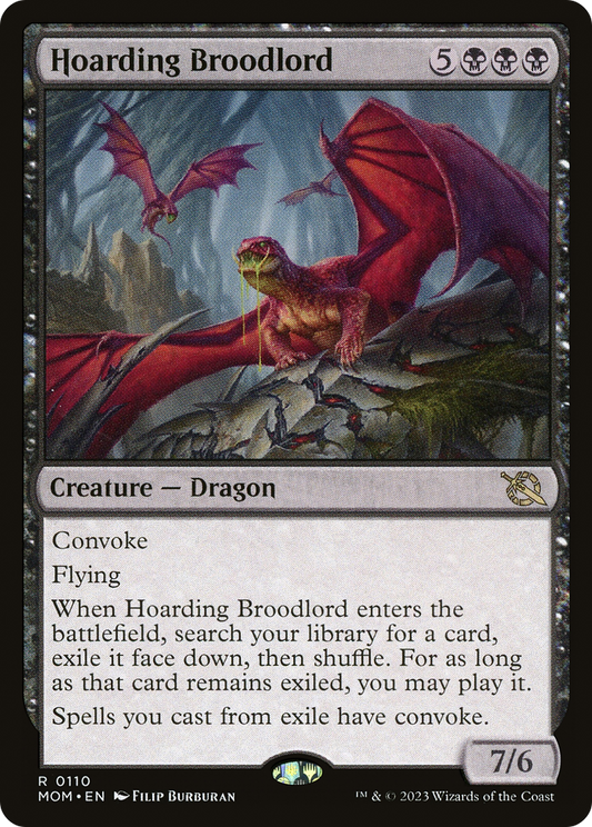 Hoarding Broodlord (MOM-110) - March of the Machine Foil