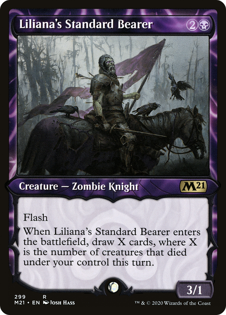 Liliana's Standard Bearer (Showcase) (M21-299) - Core Set 2021: (Showcase)
