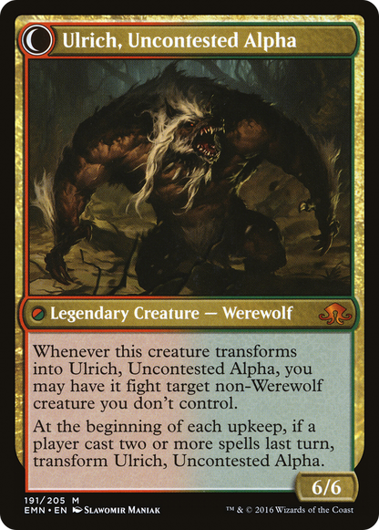 Ulrich of the Krallenhorde (EMN-191) - Eldritch Moon: (Double Faced Transform)
