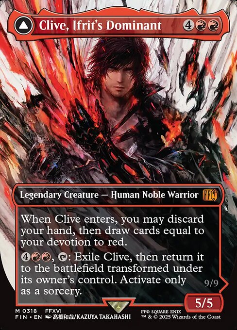 Clive, Ifrit's Dominant (Borderless) (0318)